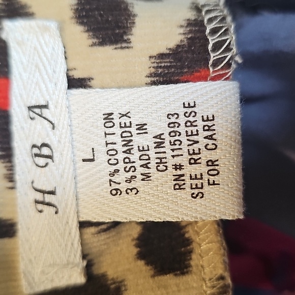 HBA Chic Women's Heart Pattern, Fall Colors Blazer, 3/4 Inch Sleeve, Size M/L - Picture 11 of 12